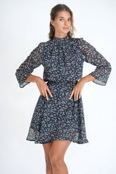 Split Back Short Dress